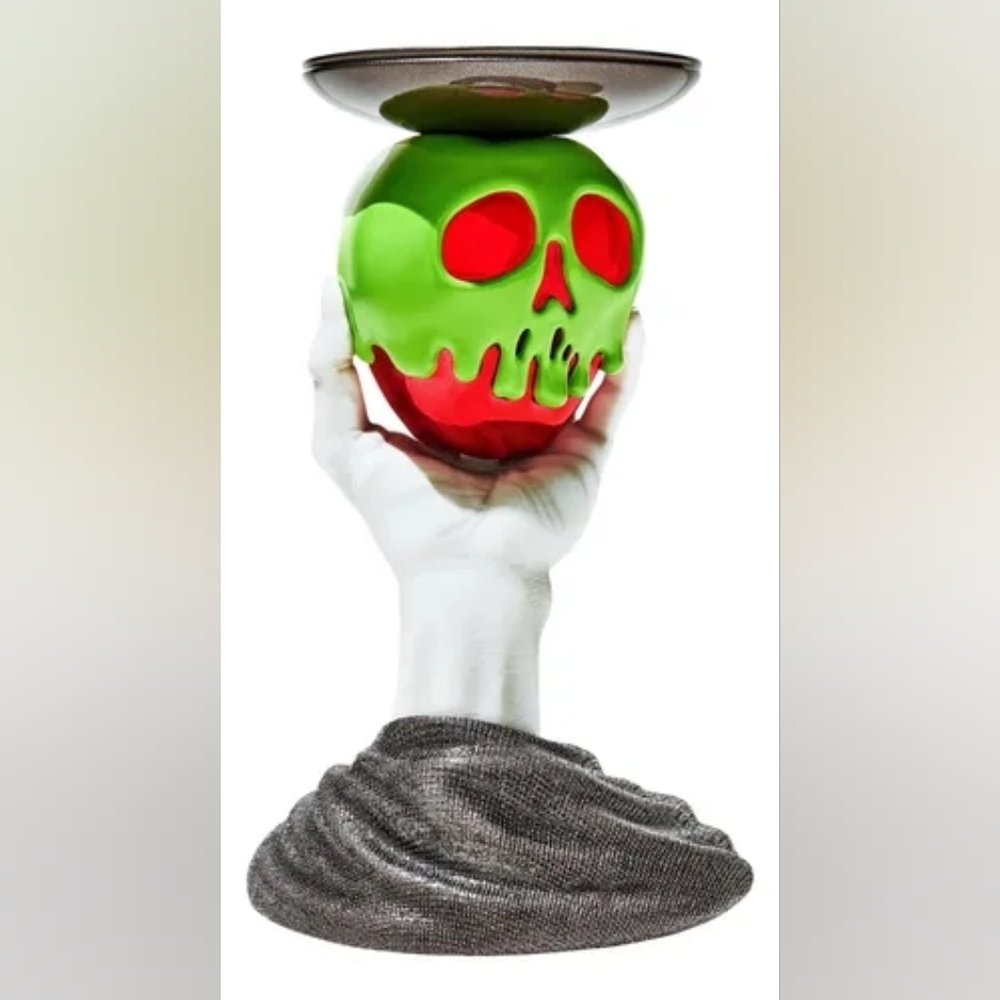 Disney Villains Evil Queen Poison Apple Snow White Candle Holder New